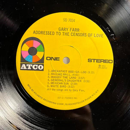 Addressed To The Censors Of Love (VINYL) | Near Mint (NM) Near Mint (NM) - ROCK / USED *NEAR MINT-*