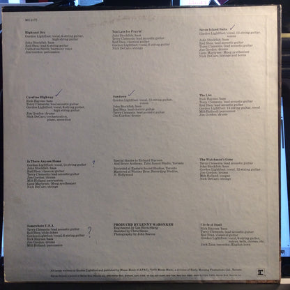 Sundown (VINYL) | Near Mint- (NM-) Excellent+ (EX+) - ROCK / USED *NEAR MINT-*