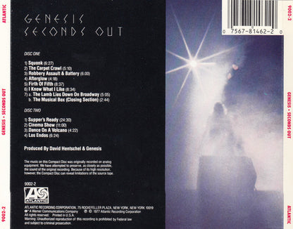 Seconds Out (2xCD) | Near Mint- (NM-) Near Mint- (NM-) - ROCK / USED *NEAR MINT-*