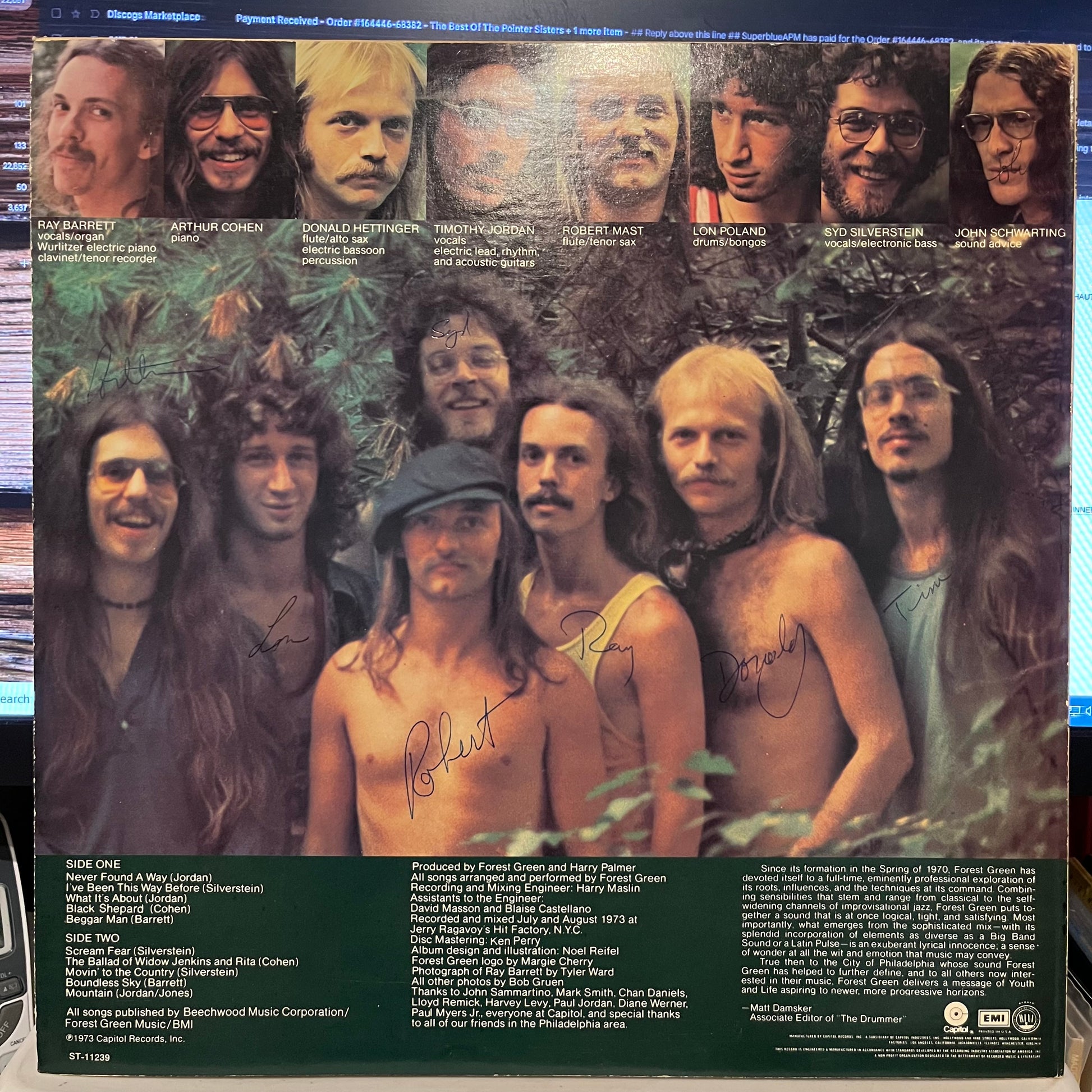 Forest Green - Forest Green | Near Mint (NM) Near Mint (NM) - ROCK / USED *NEAR MINT/SIGNED*