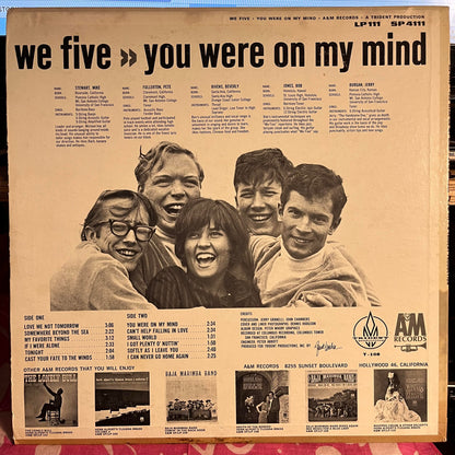 We Five - You Were On My Mind *MONARCH* | Near Mint (NM) Near Mint (NM) - ROCK / USED *NEAR MINT*