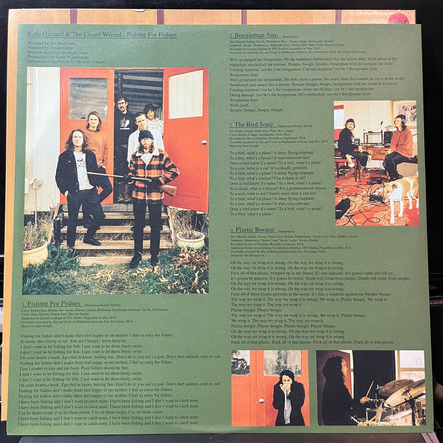 King Gizzard And The Lizard Wizard - Fishing For Fishies (LILYPAD EDITION VINYL LP) | USED - ROCK / USED *NEAR MINT*