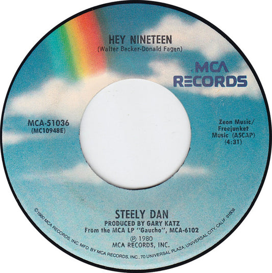 Hey Nineteen (7") | Near Mint (NM) Near Mint (NM) - ROCK / USED *NEAR MINT*