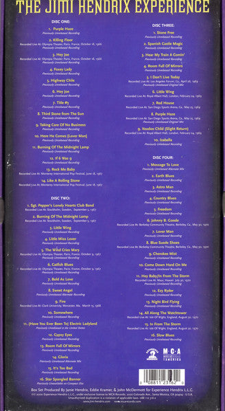 The Jimi Hendrix Experience (4xCD VELVET BOX) | Near Mint (NM or M-) Near Mint (NM or M-) - ROCK / USED *NEAR MINT*