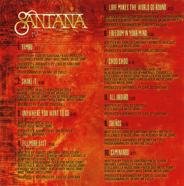 Santana - Santana IV (CD) | USED - ROCK / USED *NEAR MINT*