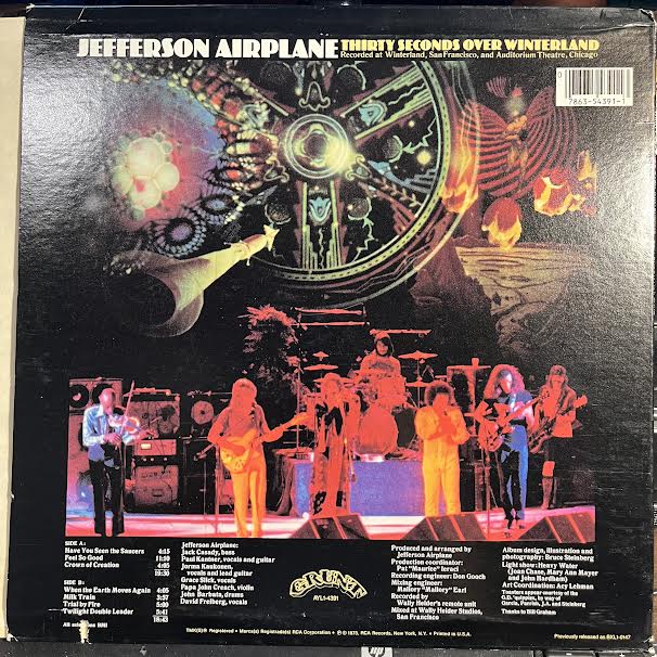 Thirty Seconds Over Winterland (VINYL) | Near Mint (NM) Excellent+ (EX+) - ROCK / USED *NEAR MINT*