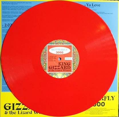 King Gizzard And The Lizard Wizard - Butterfly 3000 (RED VINYL LP) | USED - ROCK / USED *NEAR MINT*