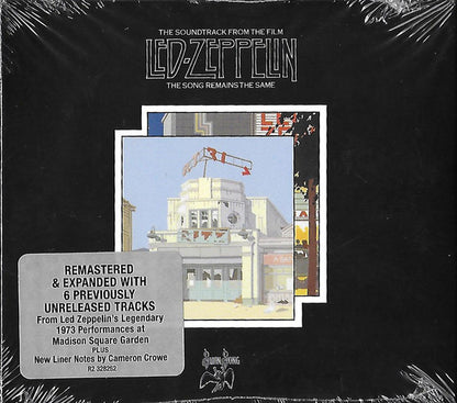 Led Zeppelin - The Soundtrack From The Film "The Song Remains The Same" (2xCD Swan Song ‎– R2 328252) | USED Near Mint (NM or M-) Excellent (EX) - ROCK / USED *NEAR MINT*