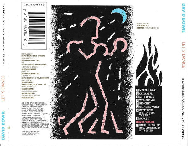 Let's Dance (CD) | Near Mint (NM) Near Mint (NM) - ROCK / USED *NEAR MINT*