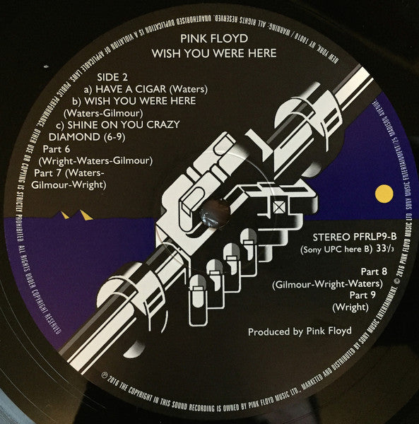 Pink Floyd - Wish You Were Here (180G VINYL LP PINK FLOYD 88875184261 2016) | Near Mint (NM or M-) Near Mint (NM) - ROCK / USED *NEAR MINT*