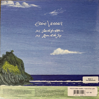 Save It For Later / Room At The Top (BLUE VINYL) | Near Mint (NM or M-) Mint (M) - ROCK / USED *NEAR MINT*