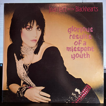Joan Jett & The Blackhearts - Glorious Results Of A Misspent Youth (VINYL LP Blackheart Records ‎– MCA-5476) | Near Mint (NM or M-) Excellent+ (EX+) - ROCK / USED *NEAR MINT*