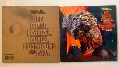 King Gizzard And The Lizard Wizard - Ice, Death, Planets, Lungs, Mushrooms And Lava (YELLOW/CLEAR MULTICOLOR SPLATTER VINYL 2xLP) | USED - ROCK / USED *NEAR MINT*
