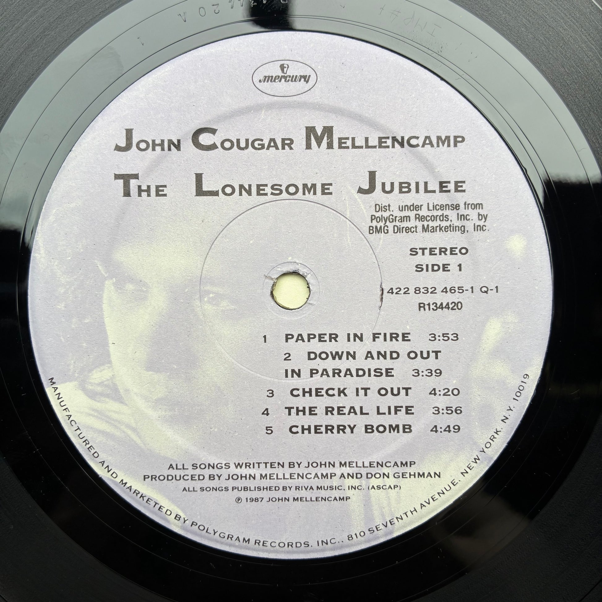 John Cougar Mellencamp - The Lonesome Jubilee (VINYL LP) | - ROCK / USED *NEAR MINT*