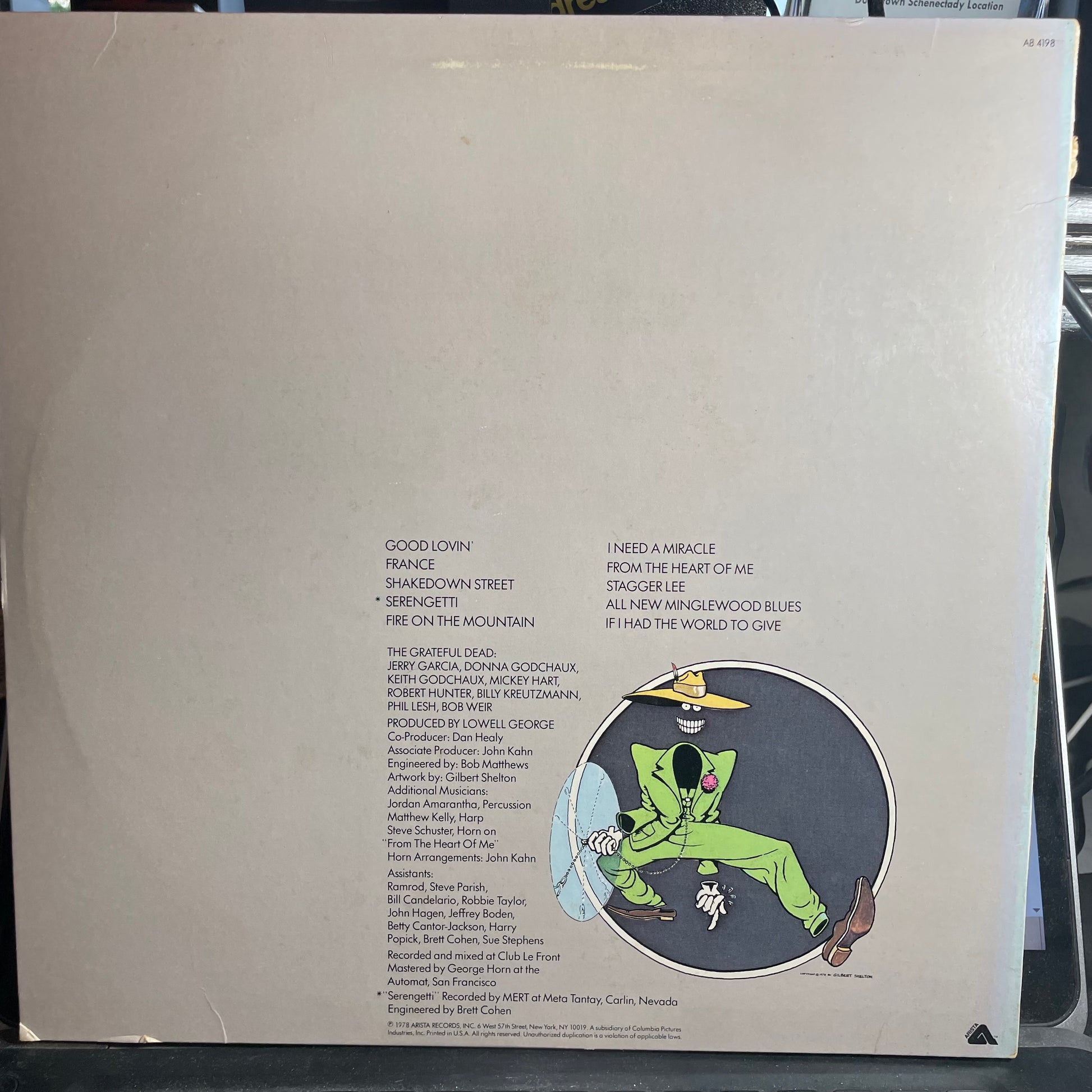 The Grateful Dead - Shakedown Street (VINYL Arista ‎– AB 4198) | Near Mint (NM) Excellent (EX) - ROCK / USED *NEAR MINT*