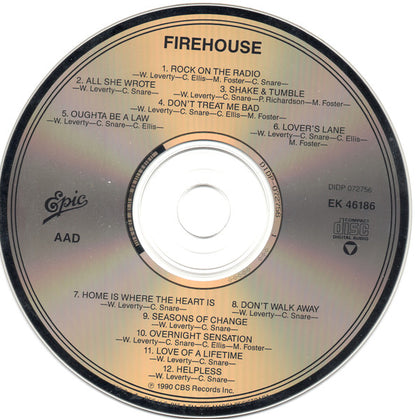 FireHouse (CD) | Near Mint (NM) Near Mint (NM or M-) - ROCK / USED *NEAR MINT*