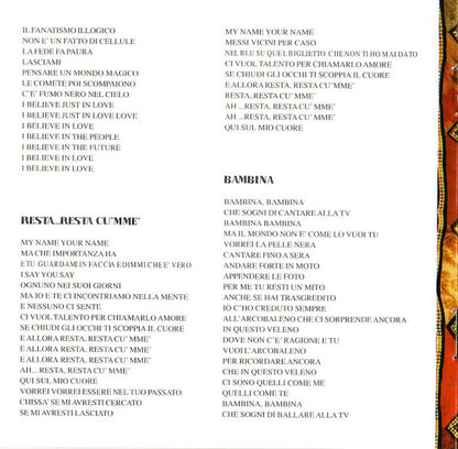 Non Calpestare I Fiori Nel Deserto (CD) | Near Mint (NM or M-) Near Mint (NM or M-) - ROCK / USED *NEAR MINT*