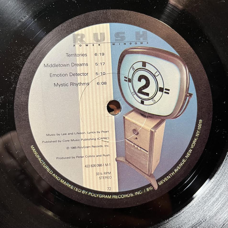 Power Windows (VINYL) | Near Mint (NM) Excellent (EX) - ROCK / USED *NEAR MINT*