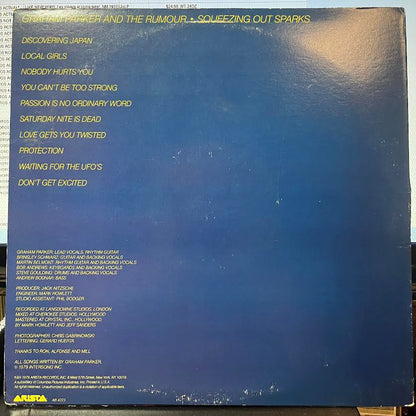 Squeezing Out Sparks (VINYL) | Near Mint (NM) Excellent (EX) - ROCK / USED *NEAR MINT*