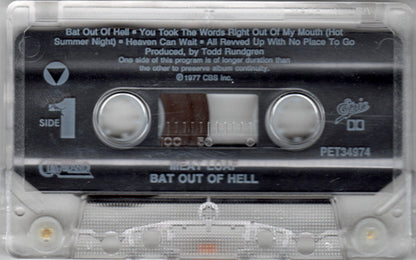Meat Loaf - Bat Out Of Hell (CASSETTE) | Near Mint (NM) Near Mint (NM) - ROCK / USED *NEAR MINT*