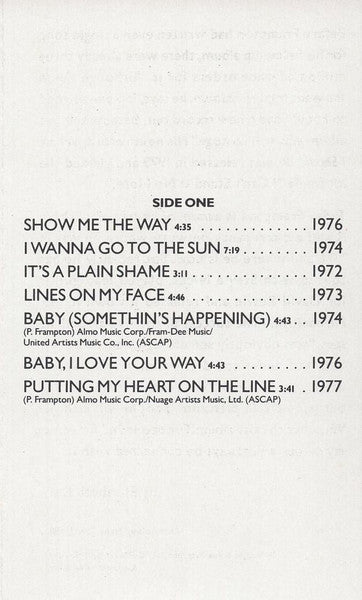 Peter Frampton - Classics Volume 12 *CASSETTE* | Near Mint (NM) Near Mint (NM) - ROCK / USED *NEAR MINT*
