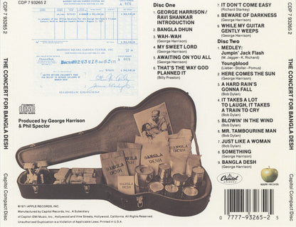Various - The Concert For Bangladesh (2x CD Capitol Records ‎– CDP 7 93265 2, Apple Records ‎– CDP 7 93265 2) | USED Near Mint (NM) Near Mint (NM) - ROCK / USED *NEAR MINT*