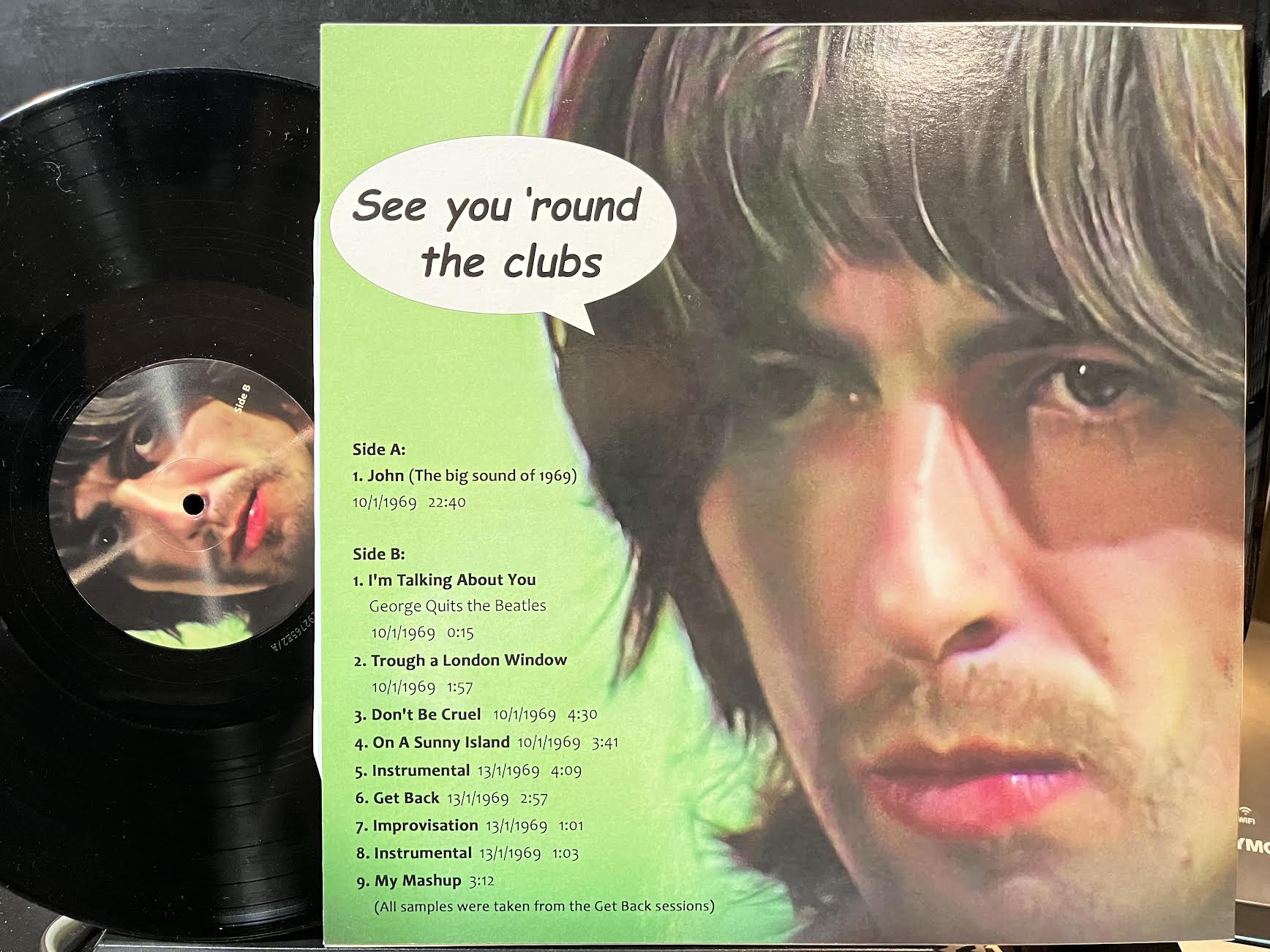 The Beatles - Sans George (PROMO VINYL) | Near Mint (NM) Near Mint (NM) - ROCK / USED *NEAR MINT*