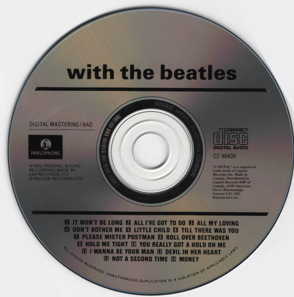 The Beatles - With The Beatles (CD CANADA) | Near Mint (NM) Excellent (EX) - ROCK / USED *NEAR MINT*