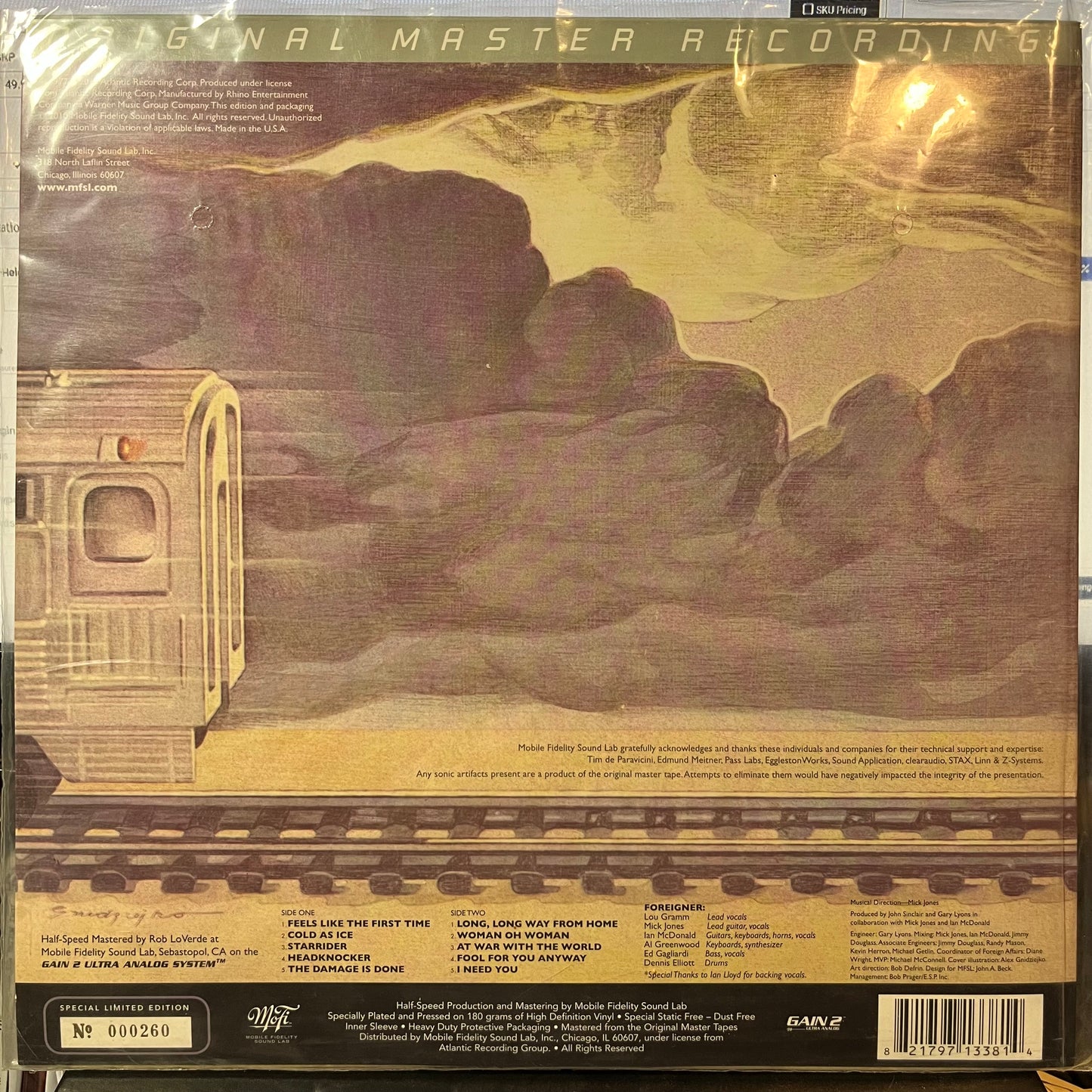 Foreigner (180 Gram Vinyl, Limited Edition) | Near Mint (NM or M-) Mint (M) - ROCK / USED *NEAR MINT*