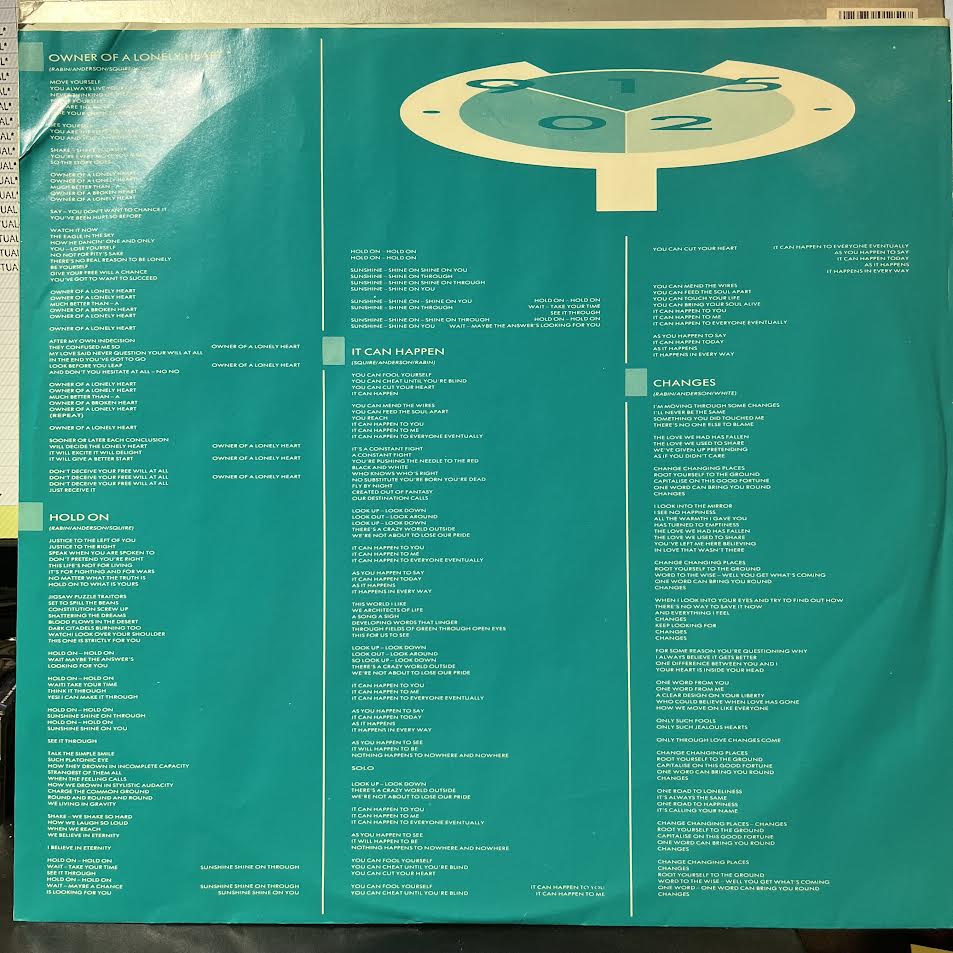 90125 (VINYL) | Near Mint (NM) Excellent+ (EX+) - ROCK / USED *NEAR MINT*