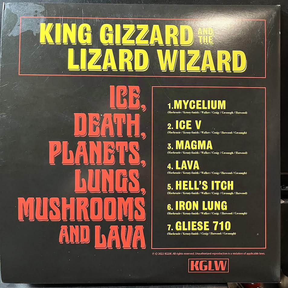Ice, Death, Planets, Lungs, Mushrooms And Lava (2xVINYL) | Near Mint (NM) Very Good Plus Plus (VG++) - ROCK / USED *NEAR MINT*