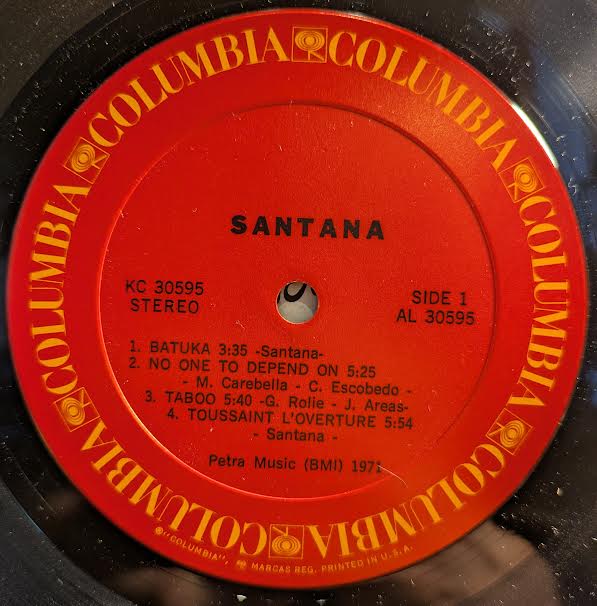 Santana (VINYL) | Near Mint (NM) Near Mint (NM) - ROCK / USED *NEAR MINT*