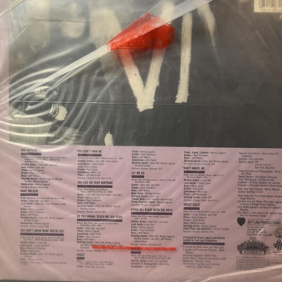 Bad Reputation (VINYL) | Near Mint (NM) Near Mint (NM) - ROCK / USED *NEAR MINT*