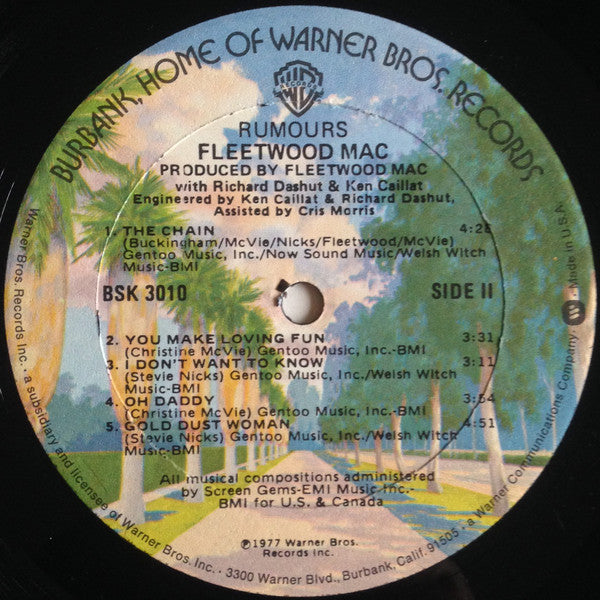 Fleetwood Mac - Rumours (VINYL) | Near Mint (NM or M-) Very Good Plus (VG+) - ROCK / USED *NEAR MINT*