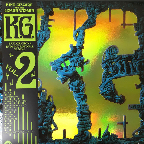 King Gizzard And The Lizard Wizard - K.G. (Explorations Into Microtonal Tuning Volume 2)(YELLOW VINYL LP) | USED - ROCK / USED *NEAR MINT*