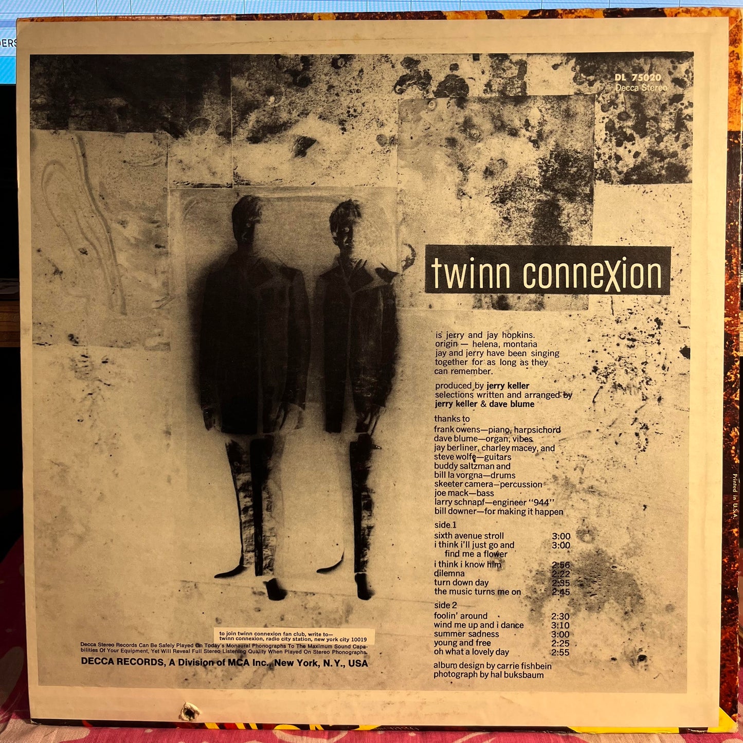 Twinn Connexion *STEREO* | Near Mint (NM) Excellent (EX)