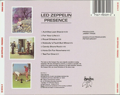 Presence (CD) | Near Mint (NM) Near Mint (NM) - ROCK / USED *NEAR MINT*