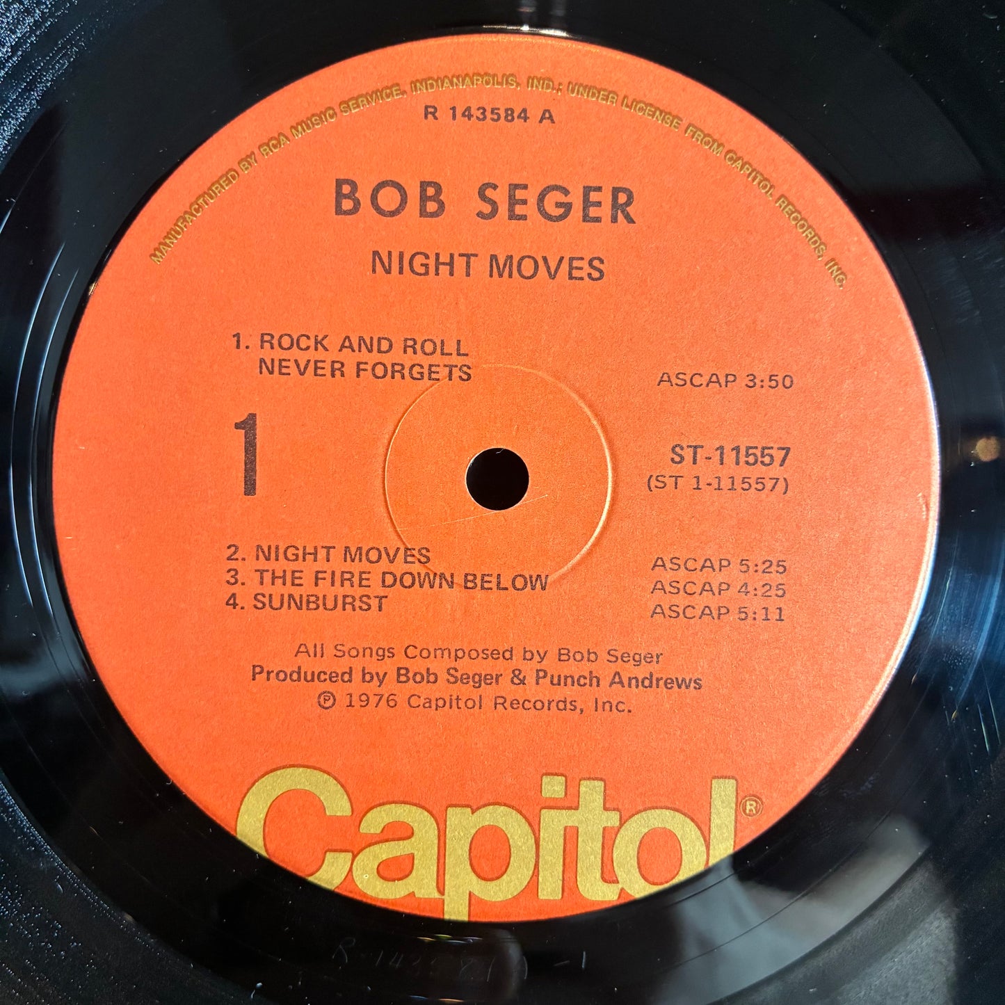 Bob Seger And The Silver Bullet Band - Night Moves (VINYL) | Near Mint (NM or M-) Very Good Plus (VG+) - ROCK / USED *NEAR MINT*