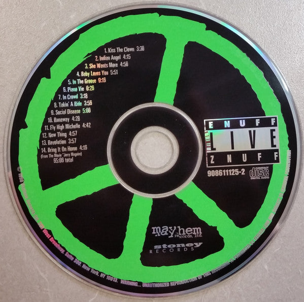 Live (CD) | Near Mint (NM or M-) Near Mint (NM or M-) - ROCK / USED *NEAR MINT*