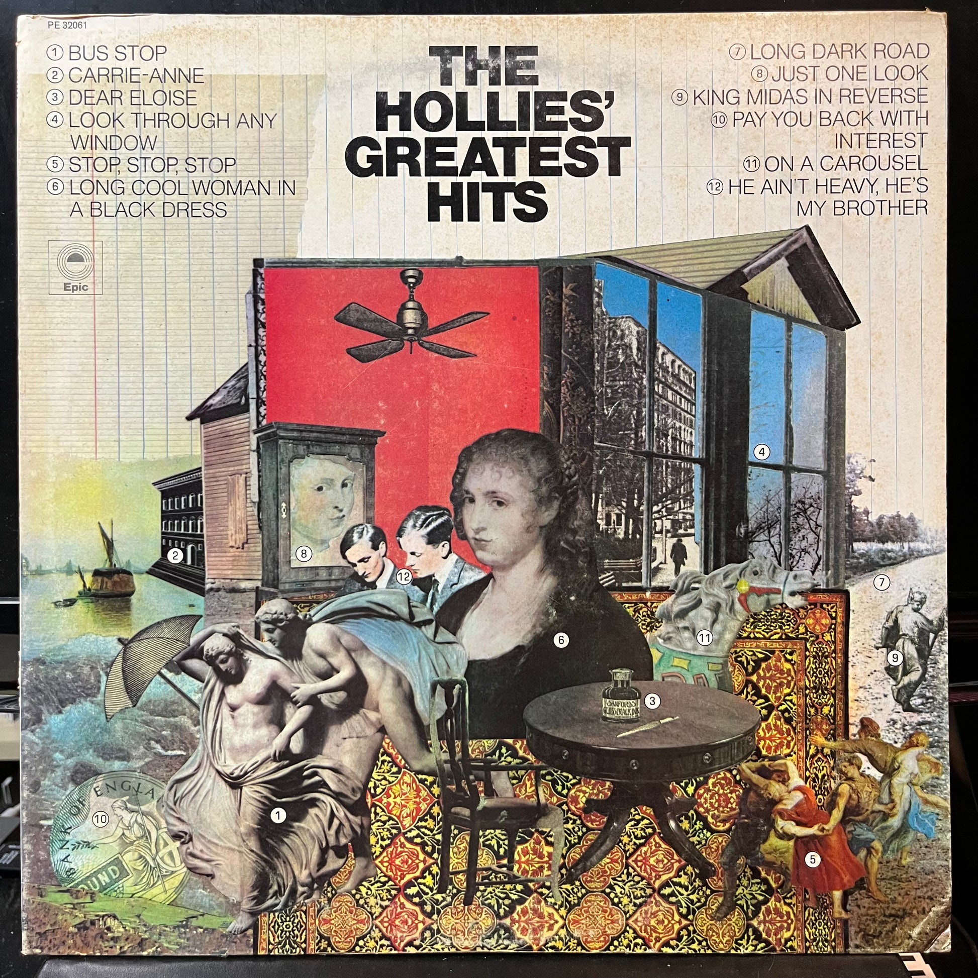 The Hollies - The Hollies' Greatest Hits (VINYL LP EPIC PE 32061) | USED - ROCK / USED *NEAR MINT*
