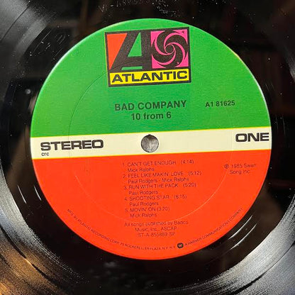 10 From 6 (VINYL) | Near Mint (NM or M-) Excellent+ (EX+) - ROCK / USED *NEAR MINT*