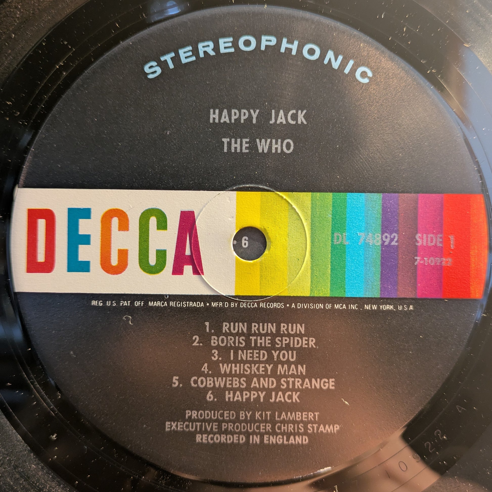 Happy Jack (VINYL) | Near Mint (NM) Near Mint (NM) - ROCK / USED *NEAR MINT*