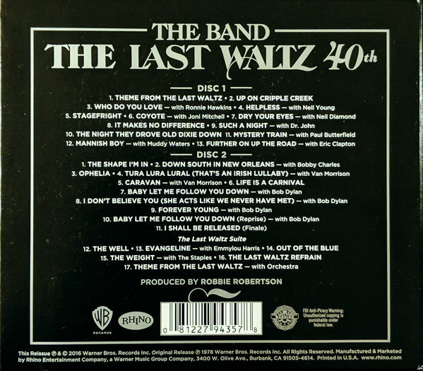 The Band - The Last Waltz (CD) | USED - ROCK / USED *NEAR MINT*
