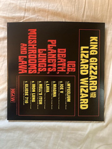 King Gizzard And The Lizard Wizard - Ice, Death, Planets, Lungs, Mushrooms And Lava (YELLOW/CLEAR MULTICOLOR SPLATTER VINYL 2xLP) | USED - ROCK / USED *NEAR MINT*