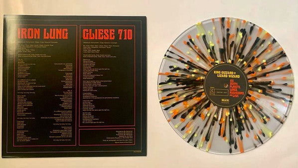King Gizzard And The Lizard Wizard - Ice, Death, Planets, Lungs, Mushrooms And Lava (YELLOW/CLEAR MULTICOLOR SPLATTER VINYL 2xLP) | USED - ROCK / USED *NEAR MINT*