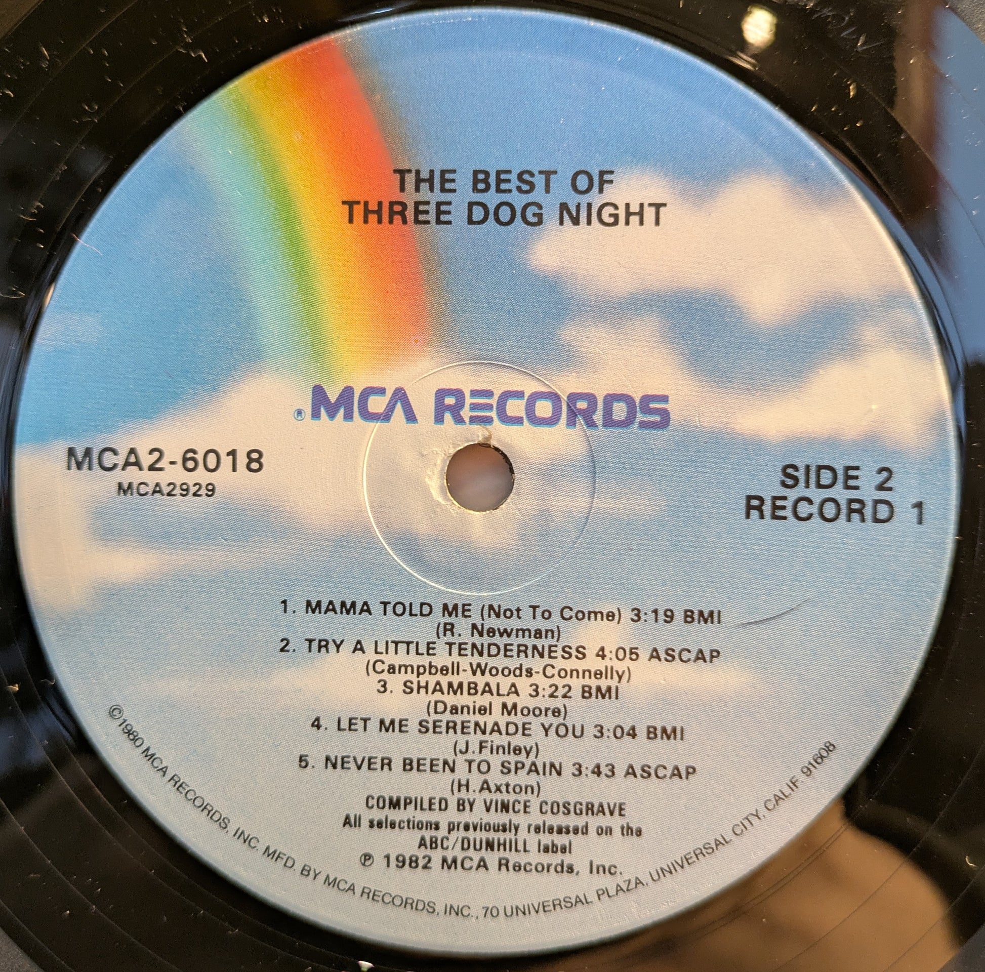 The Best Of Three Dog Night (2xVINYL) | Near Mint (NM) Excellent (EX) - ROCK / USED *NEAR MINT*