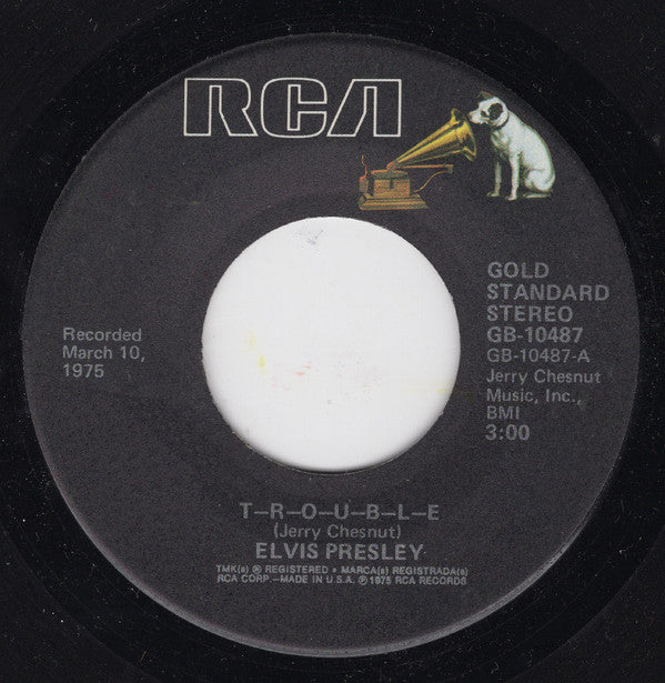 Elvis Presley - T-R-O-U-B-L-E / Mr. Songman | Near Mint (NM) Near Mint (NM) - ROCK / USED *NEAR MINT*