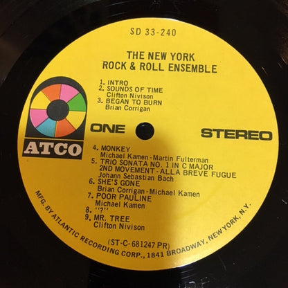 The New York Rock Ensemble - The New York Rock & Roll Ensemble | Near Mint (NM) Near Mint (NM) - ROCK / USED *NEAR MINT*