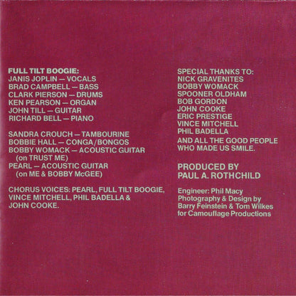 Pearl (CD) | Near Mint (NM) Near Mint (NM) - ROCK / USED *NEAR MINT*