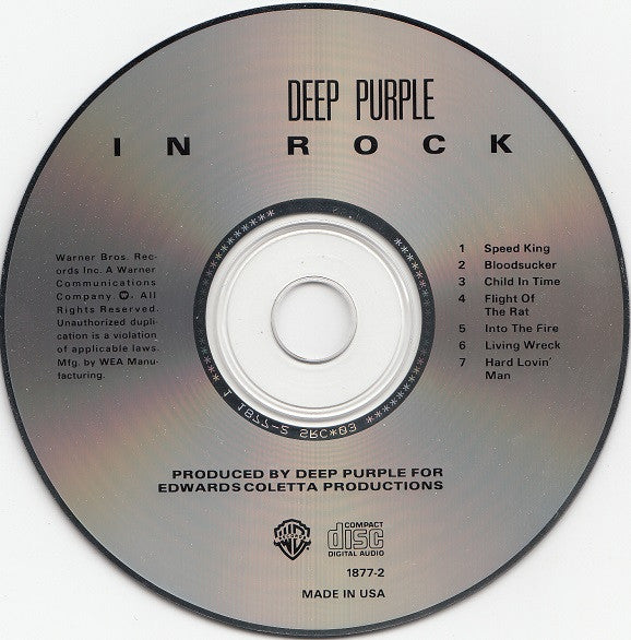 In Rock (CD) | Near Mint (NM) Excellent (EX) - ROCK / USED *NEAR MINT*